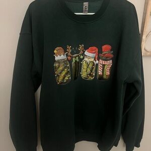 Dark Green Holiday Sweater